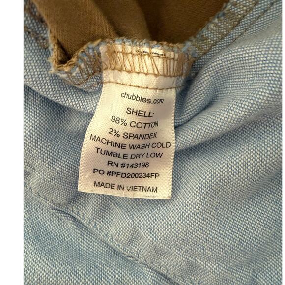 Chubbies Men's Khaki Shorts, Waist Size 40, 5.5 Inseam - Picture 5 of 6